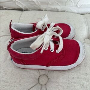 Keds red canvas shoes toddler size 7